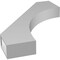 Ekena Millwork 3 1/2-in. W x 24-in. D x 32-in. H Westlake Architectural Grade PVC Knee Brace BRCP035X24X32WTL - alternate 2